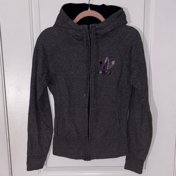 adidas Tops - Adidas Women's Dark Gray Hoodie